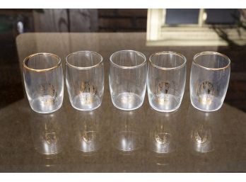Coors Light Shot Glasses-a Set Of 5