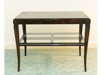 Double Tiered Art Deco End Table