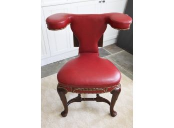 Century George II-Style Mahogany Reading Chair