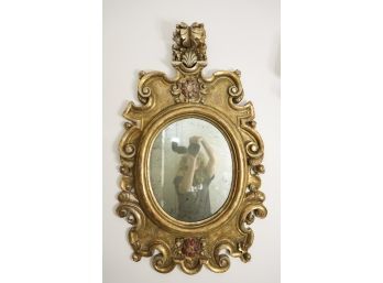 Ornate Gold Frame Wall Mirror