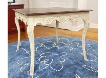 French Acadian Solid Wood Square Table