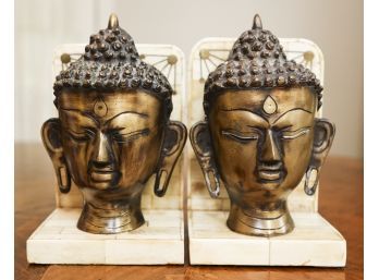 Set Of Buddha Bookends