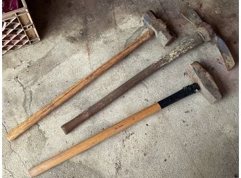 Sledge Hammers And Axe
