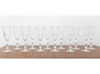 Set Of 12 Crystal Glasses