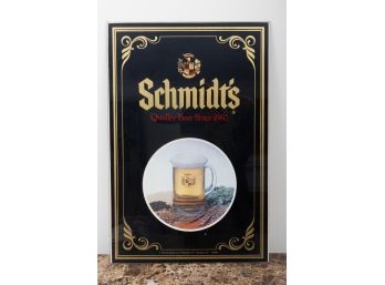 Schmidt's Beer Sign