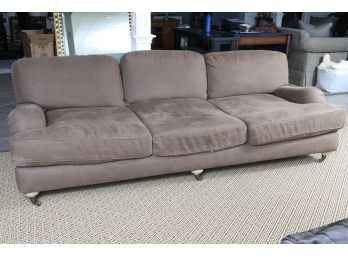 Restoration Hardware English Roll Arm Three Seat Sofa