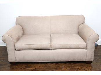 Lewis Mittman Custom Suede Sofa