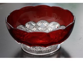 Ruby Glass Bowl