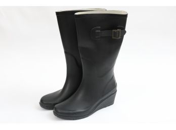 Henry Ferrara Black Rain Boots