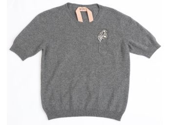 N21 Grey Short Sleeve Sweater