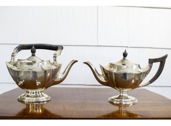 Sterling Silver Tea Pots With Stand