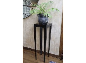 Tall Pedestal Plant Stand And Planter Pot