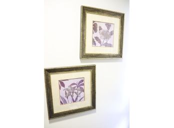 Hope Smith 'Gilded Tapestry' Framed Art- A Pair