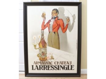 Lemonnier-Armagnac Chateau De Larressle-Liqueur, 1938 Framed Poster