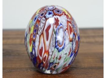 Art Glass Swirl Glass Paperweight