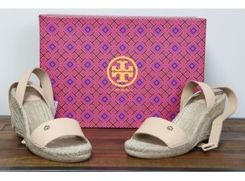 Tory Burch Natural Wedges Womans Size 8.5