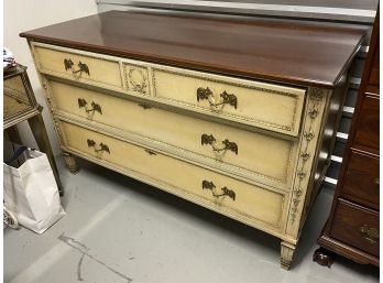 Vintage Lowboy Carved French Dresser