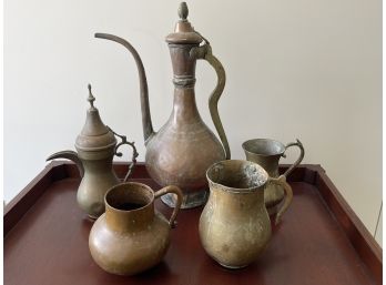 Antique Hand Wrought Coffee Service