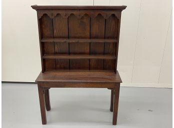 Miniature Mahogany Storage Hutch