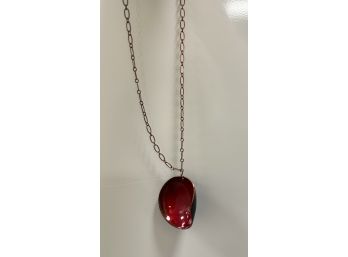 Red Necklace On A Chain