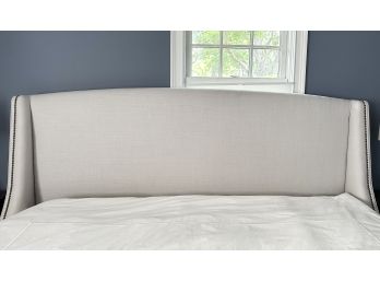 Light Gray King Headboard And Frame