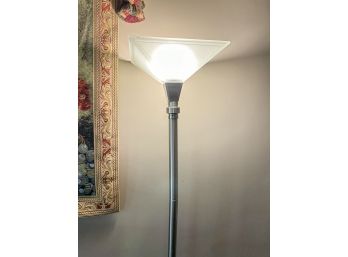 Standing Lamp With Glass Shade