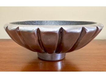 Oval Pewter Serving Dish