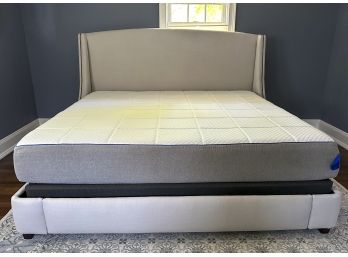 Restoration Hardware King Bedframe (Mattress Not Included)