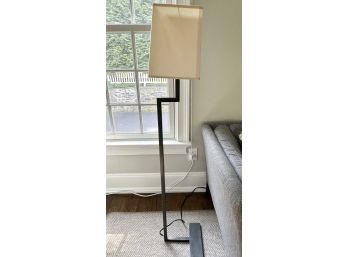 Pair Of Metal Base Standing Lamps