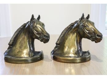 Horse Head Bookends By Gladys Brown