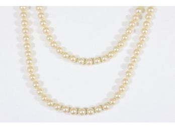 Les Bernard Faux Pearl Necklace