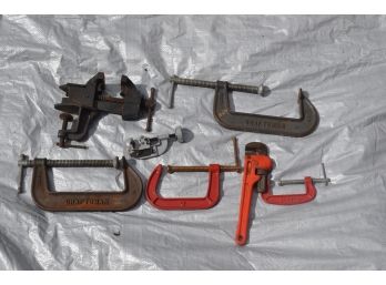Lot Of C-Clamps And More