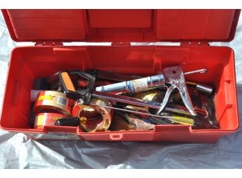 Contico Tool Box Organizer With Tape/Painting Items And More