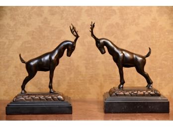Brass/ Bronze Deer Statues