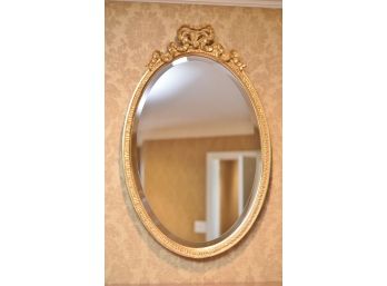 Large Oval Gilt Mirror- 20'x30'