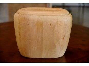 Oval Wooden Ice Bucket