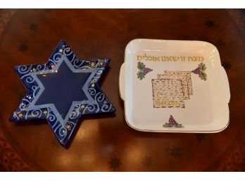 Passover/ Hanukah Plates