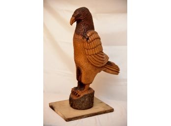 Carved Giant Eagle Statue