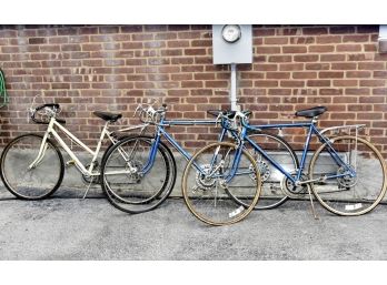 3 Vintage 10 Speed Bicycles