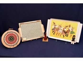Vintage Czech Platter Grouping