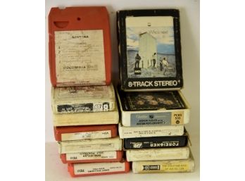 Vintage Rock And Roll 8 Track Tapes