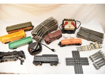 Vintage Lionel Trains And Tracks With Controllers