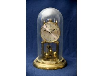 Schatz Brass Mantle Dome Clock