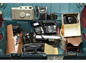 Trunk Full Of Vintage Camera Equipment