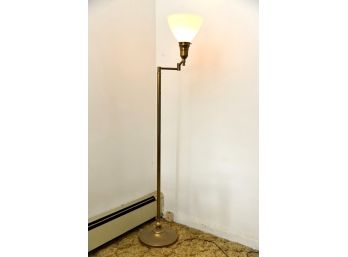 Cantilever Swing Arm Brass Lamp-53' Tall