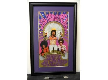 Jimi Hendrix Experience Concert Poster 19'x30'