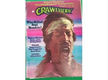 1975 Crawdaddy Magazine Featuring Jimi Hendrix