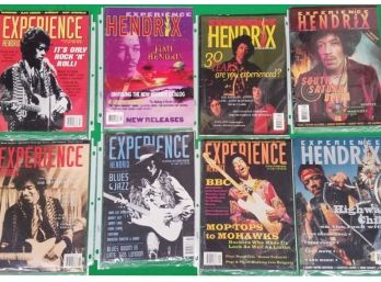 Jimi Hendrix Experience Hendrix Magazine Lot Of 8