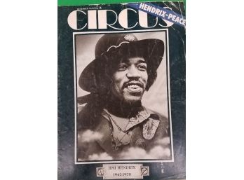 1970 Circus Magazine Featuring Jimi Hendrix