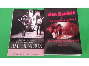2 Jimi Hendrix Books And Rare Dolly Dagger 45 Record Promo